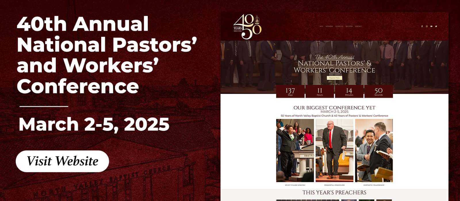 40th Annual National Pastors' and Workers' Conference